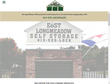Tablet Screenshot of eastlongmeadowstorage.com